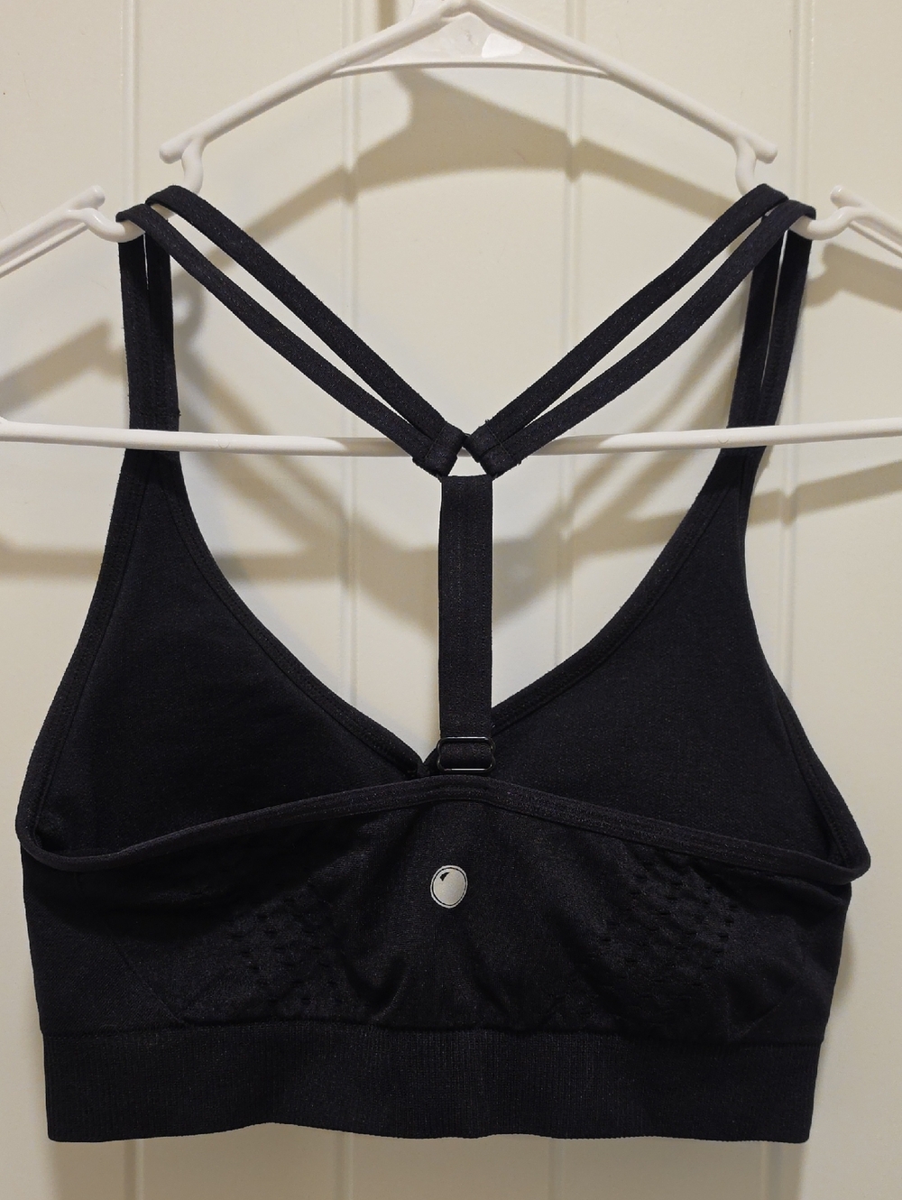 Yogalicious Black Strappy Racerback Sports Bra Size Small - Picture 3 of 4